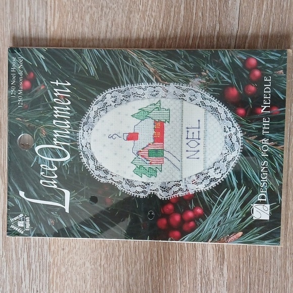 VTG Designs for the Needle Christmas Ornament Cross Stitch Kit 1250 Noel House - Picture 5 of 6